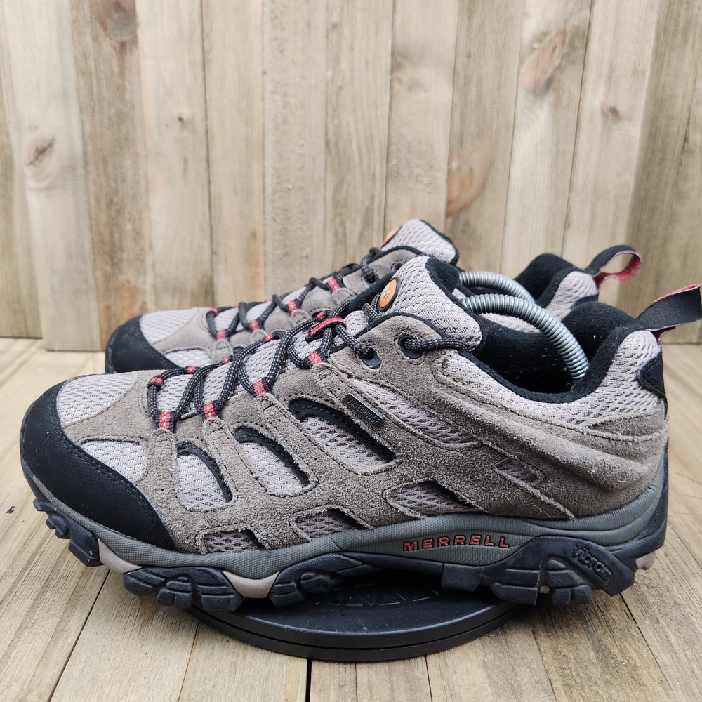 Merrell Moab 2 Waterproof Hiking Shoes Mens 11.5 Dark Brown J88621 Vibram Low